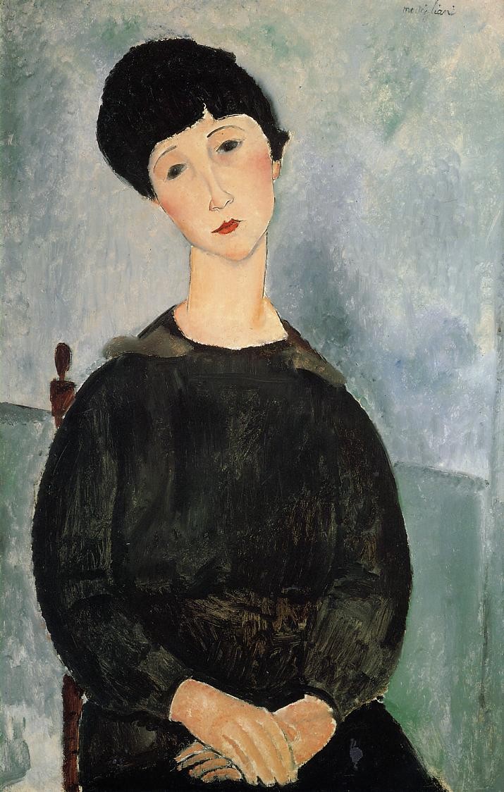 Seated Young Woman by Amedeo Modigliani