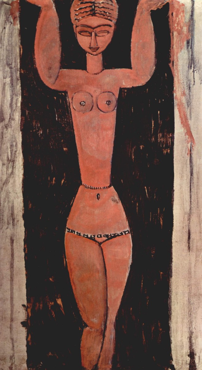 Standing Caryatid by Amedeo Modigliani