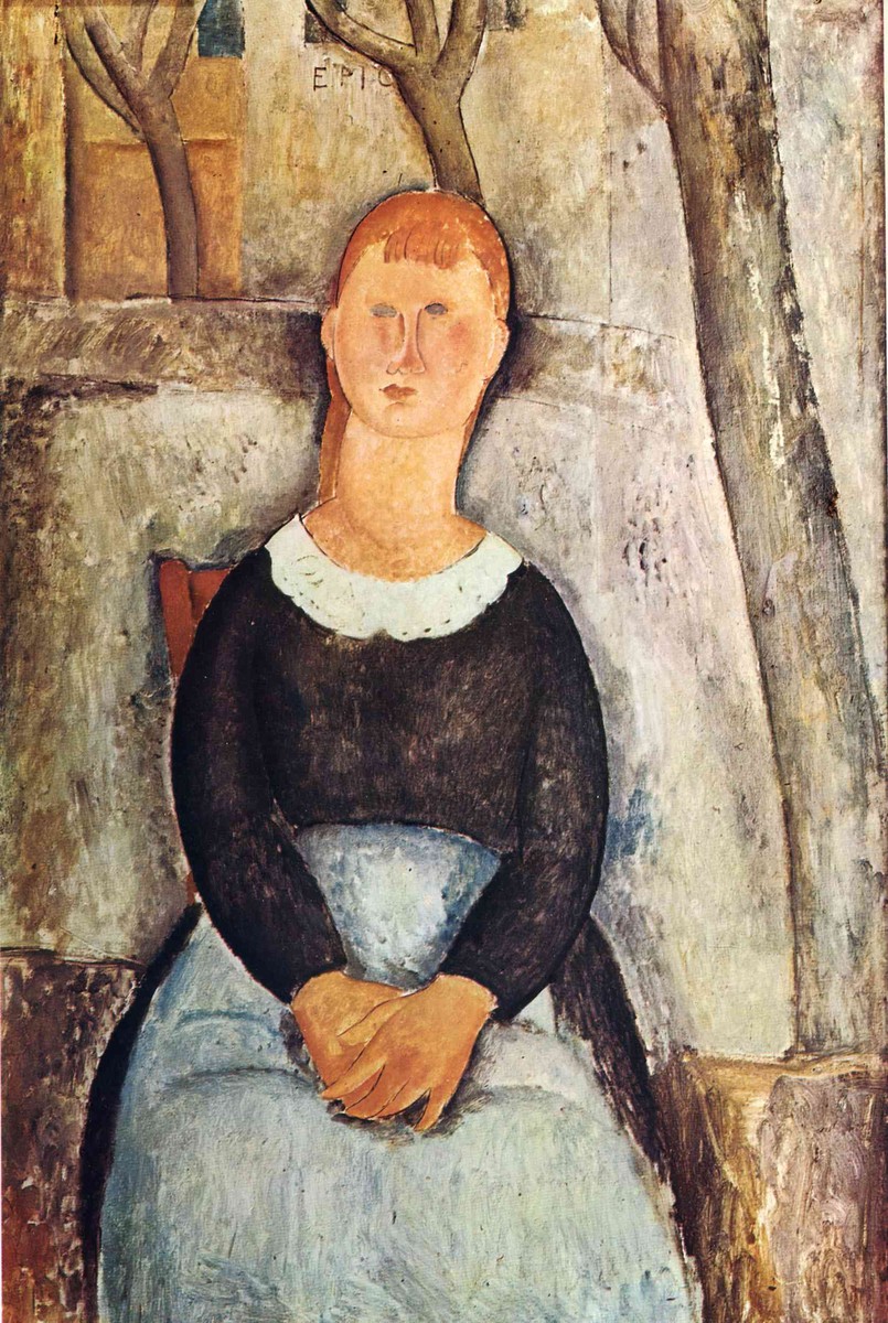 The Pretty Vegetable Vendor by Amedeo Modigliani