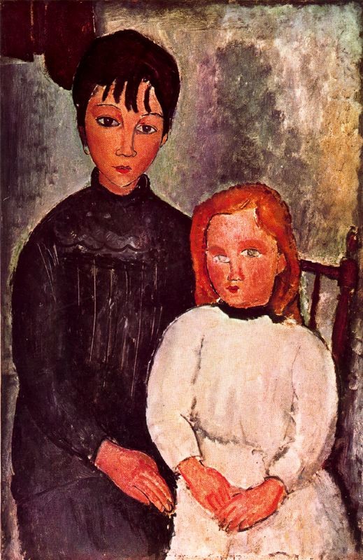 Two girls by Amedeo Modigliani