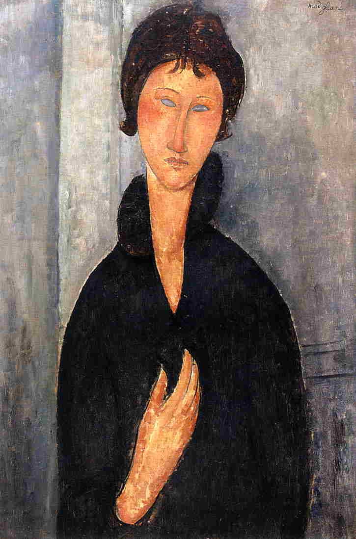 Woman with Blue Eyes by Amedeo Modigliani