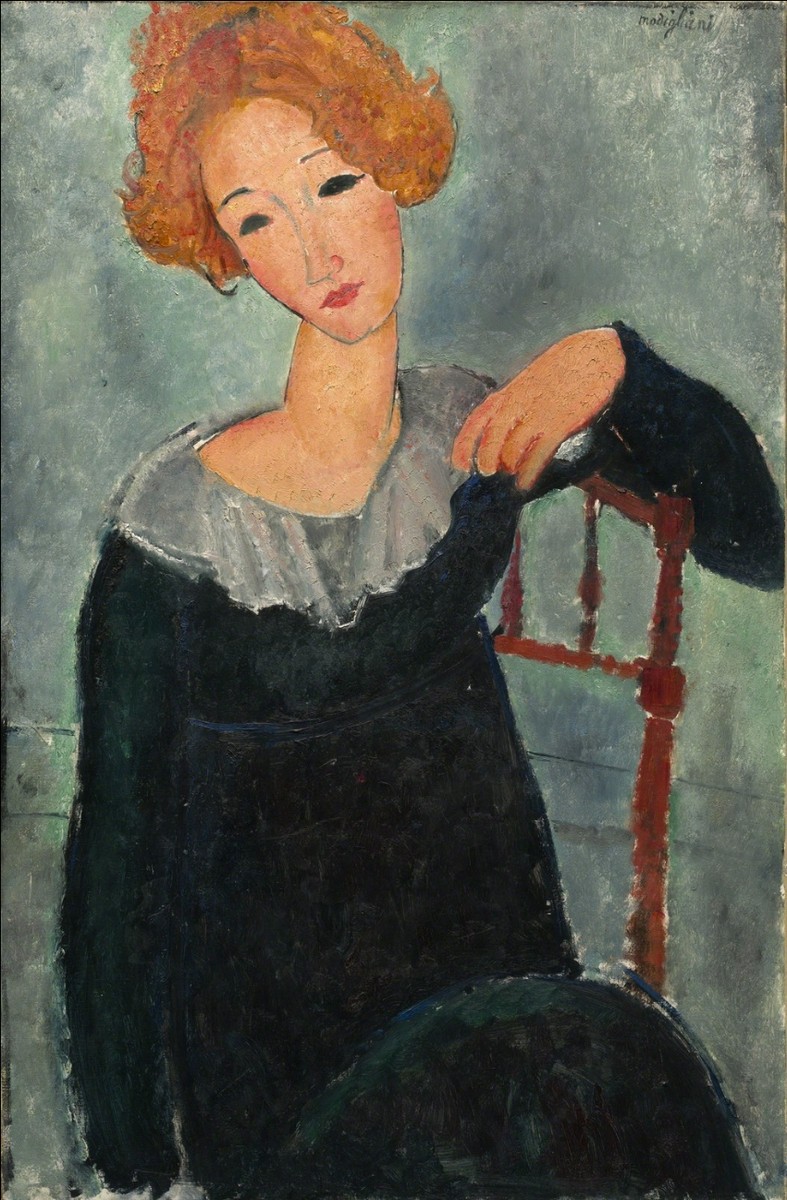 Woman with red hair by Amedeo Modigliani