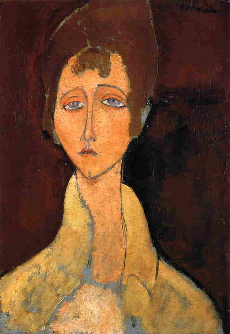 Woman with White Coat by Amedeo Modigliani