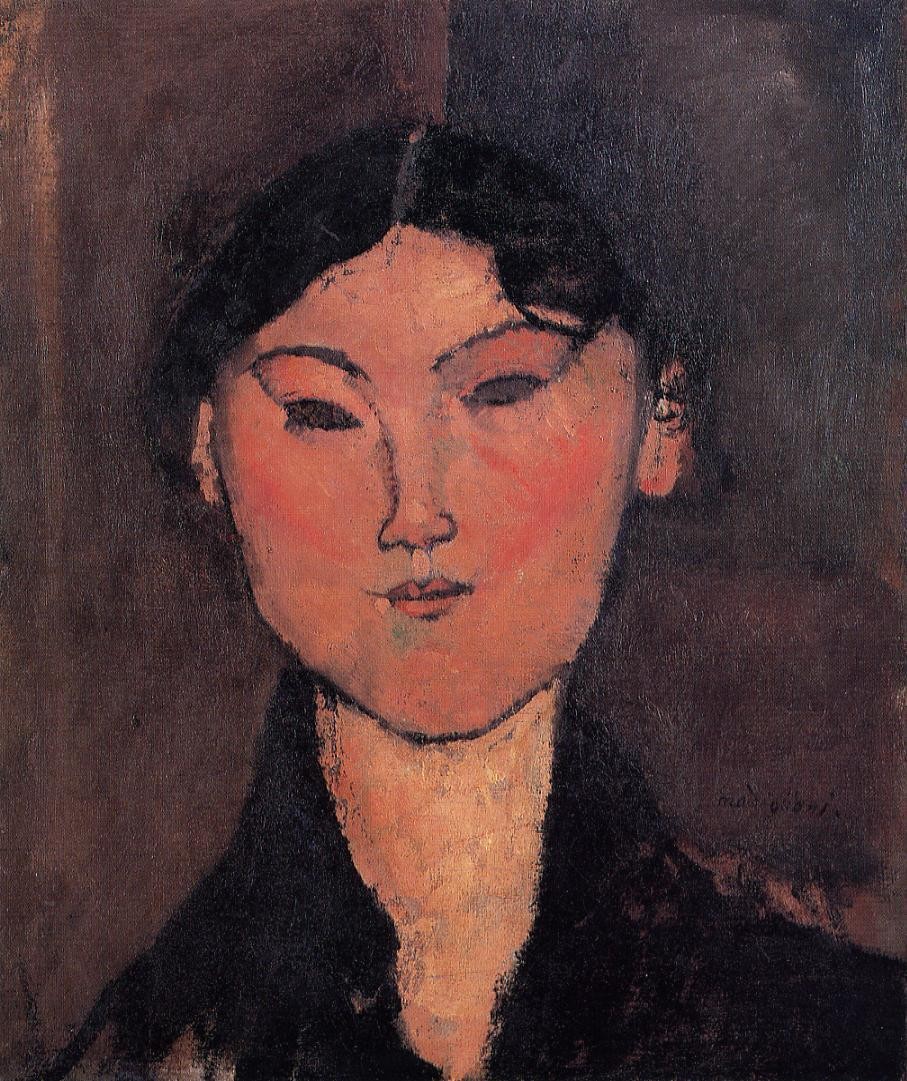 Woman's Head (Rosalia) by Amedeo Modigliani