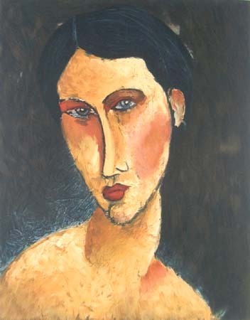 Young Girl with Blue Eyes by Amedeo Modigliani