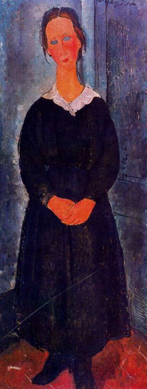 Young servant girl by Amedeo Modigliani