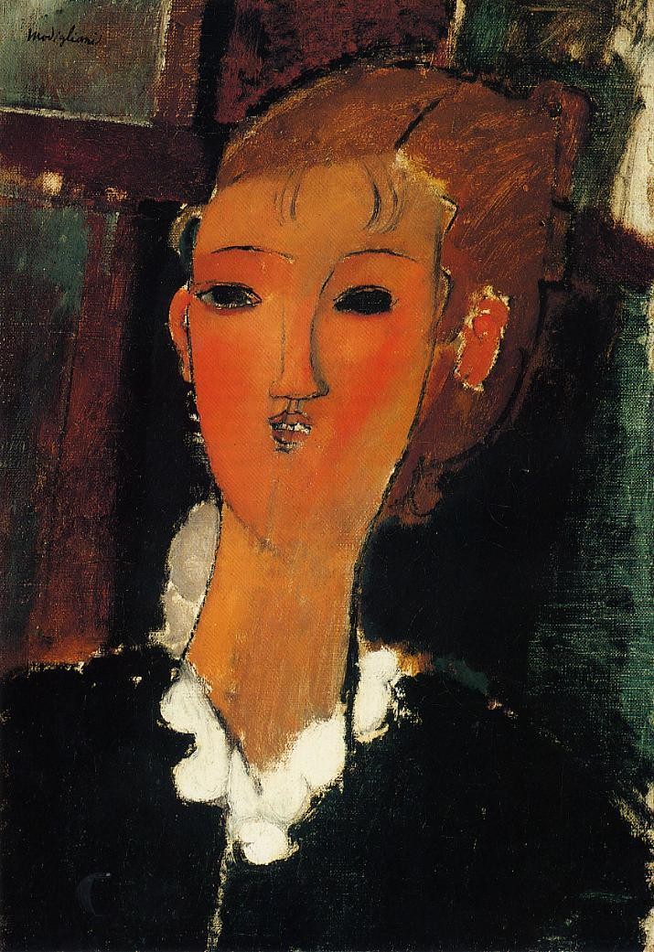 Young Woman in a Small Ruff by Amedeo Modigliani