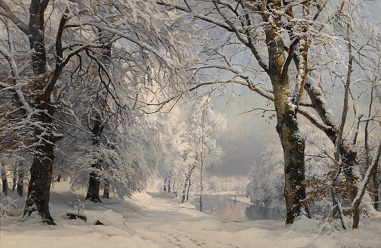 Forest in Winter by Anders Andersen-Lundby