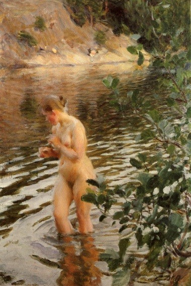 Sensitive to cold by Anders Zorn