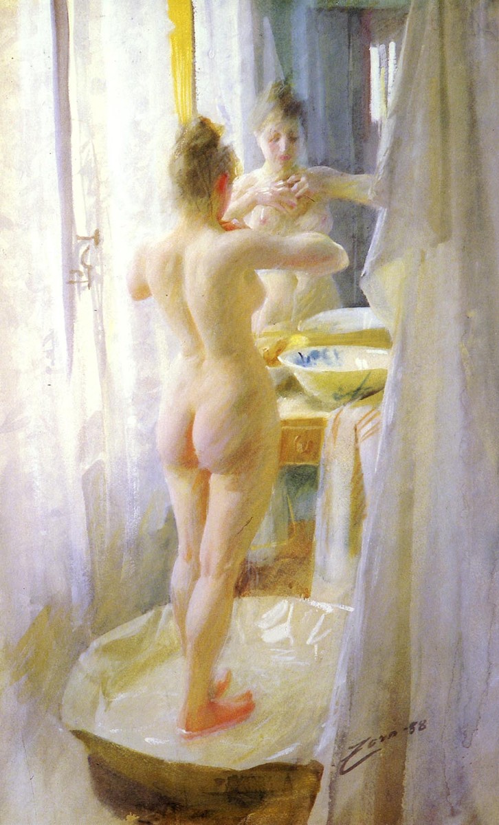 The Tub by Anders Zorn