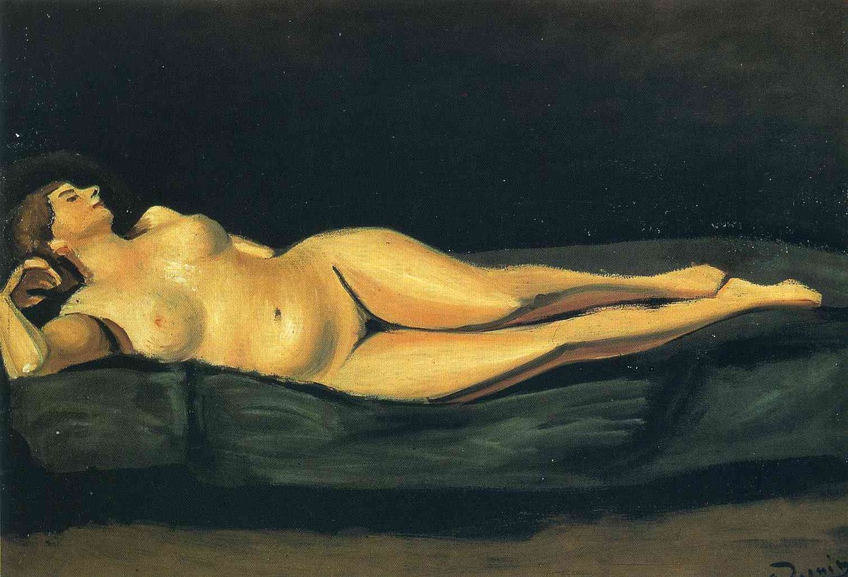 Female nude by Andre Derain