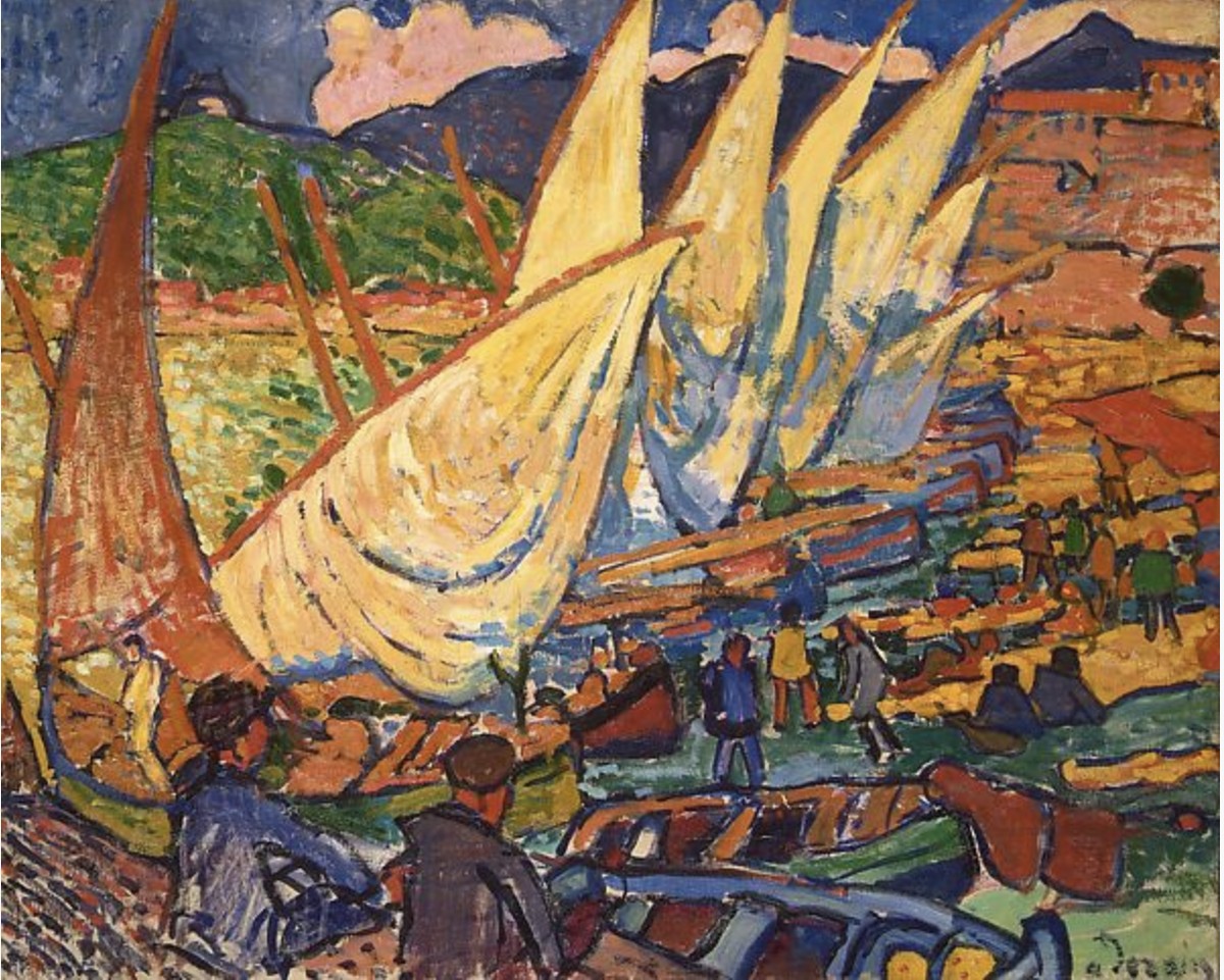Fishing Boats, Collioure by Andre Derain