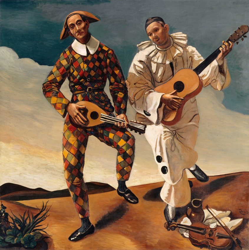 Harlequin and Pierrot by Andre Derain
