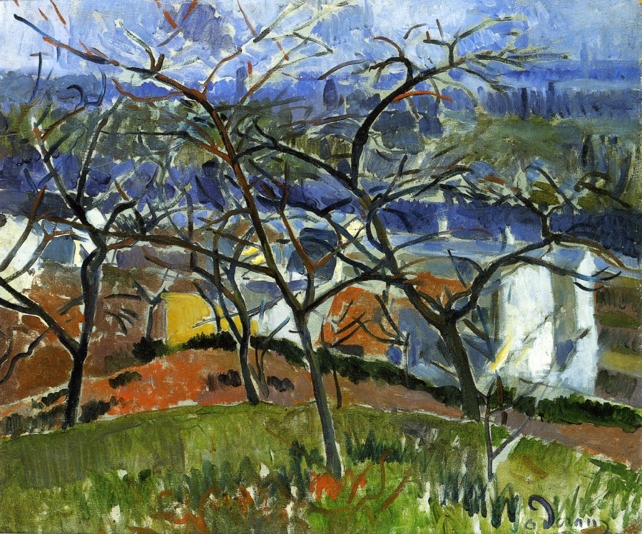 Landscape near Chatou by Andre Derain