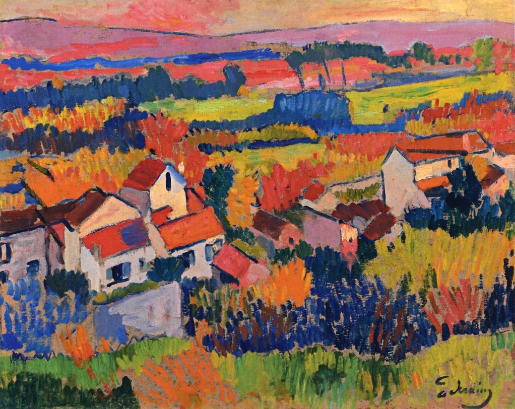 Landscape near Chatou by Andre Derain