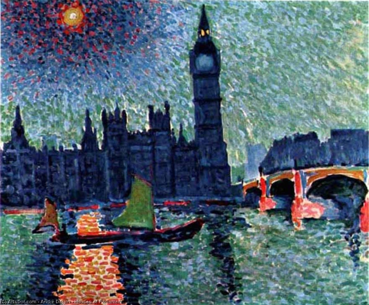 The Palace of Westminster by Andre Derain