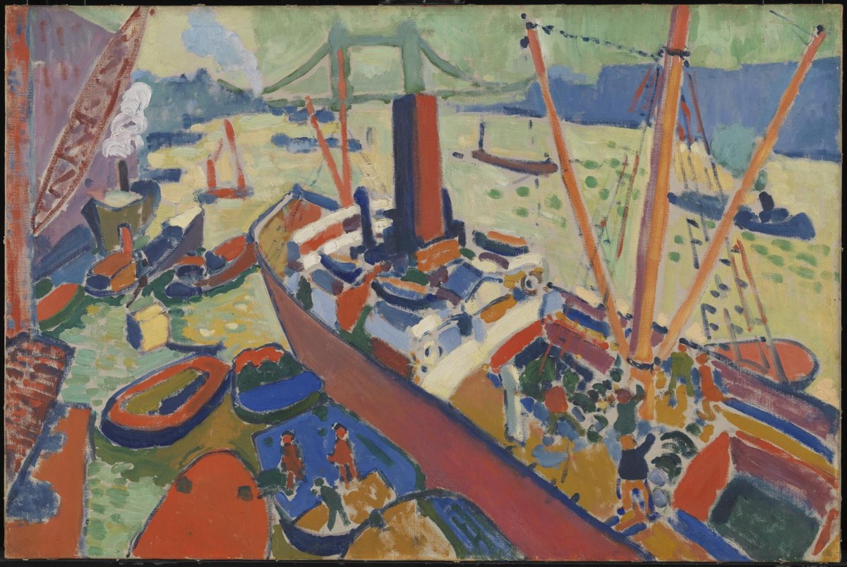 The Pool of London by Andre Derain
