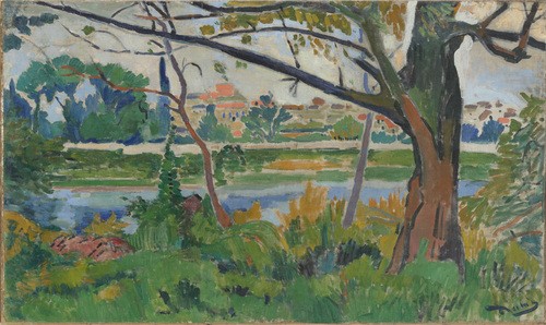 The Seine at Chatou by Andre Derain