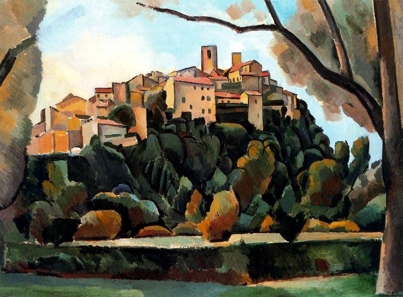 Vista de Saint Paul de Vence by Andre Derain