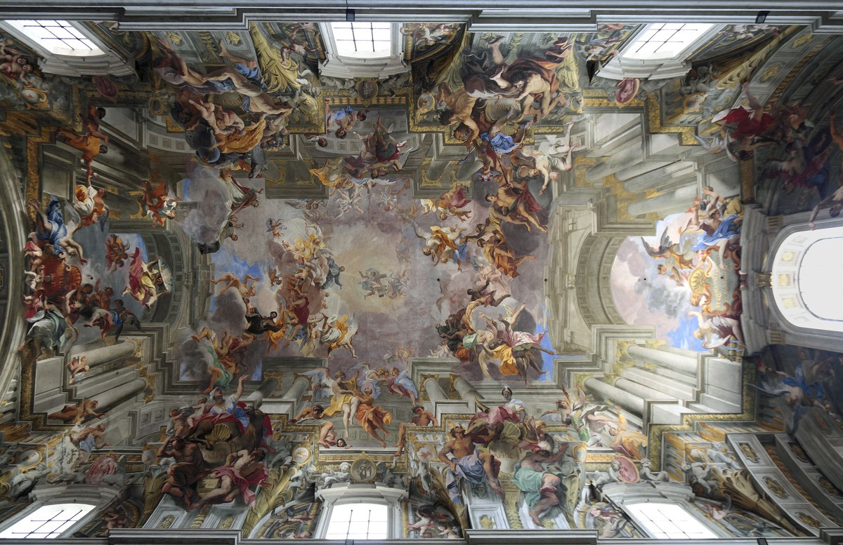 Triumph of St. Ignatius by Andrea Pozzo