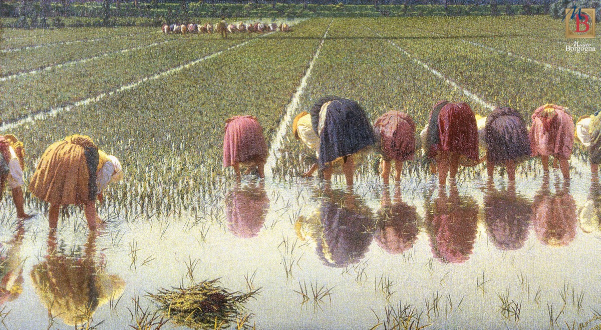 For eighty cents! by Angelo Morbelli