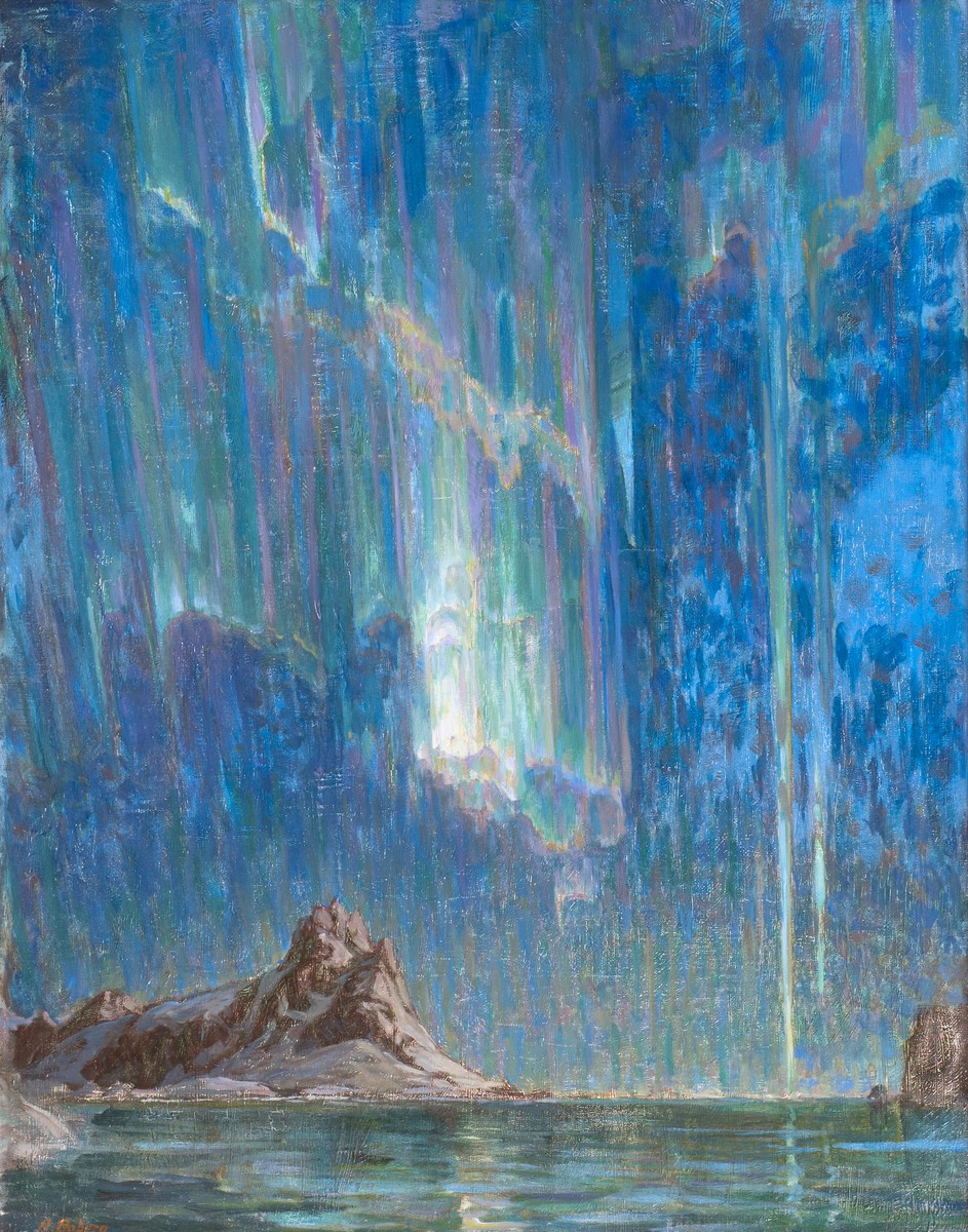 Northern Lights; Study from North Norway by Anna Katarina Boberg
