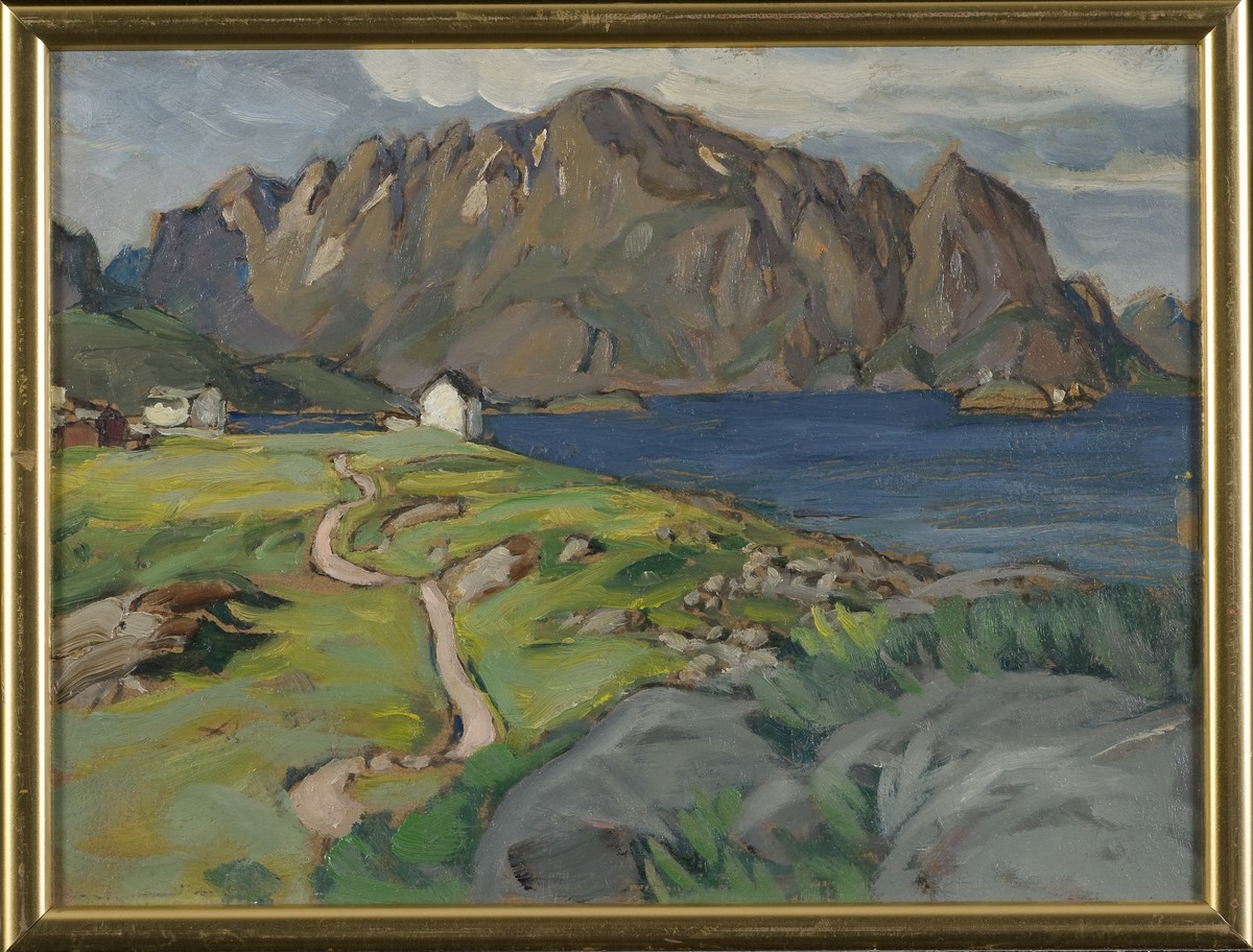 Summer, Store Molla. Study from Lofoten by Anna Katarina Boberg