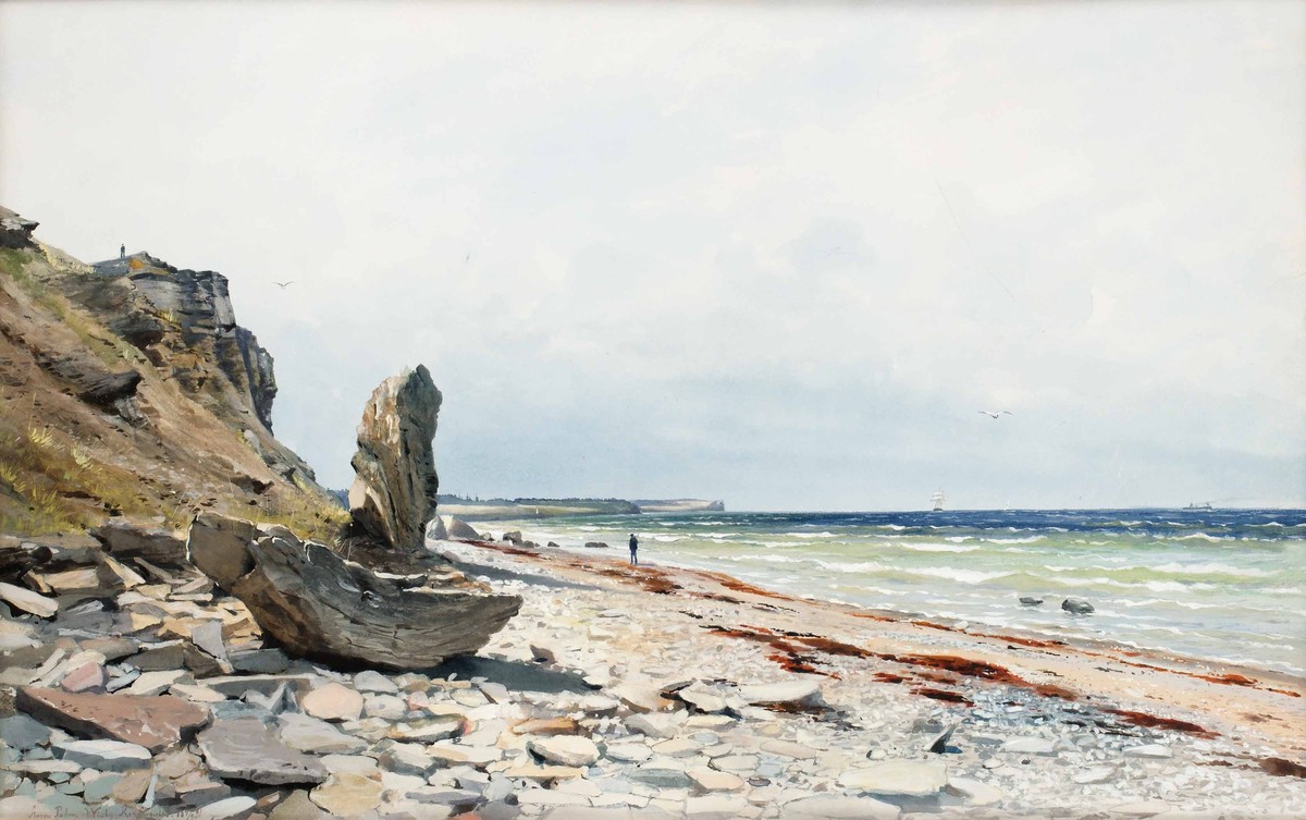 Högklint Cliff (Gotland) by Anna Palm de Rosa