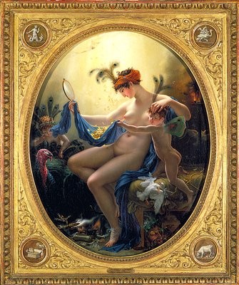 Mademoiselle Lange as Danaë by Anne-Louis Girodet