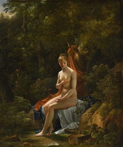 La rêverie by Antoine Pierre Mongin