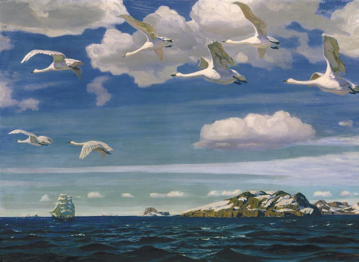 In the Blue Vastness by Arkady Rylov