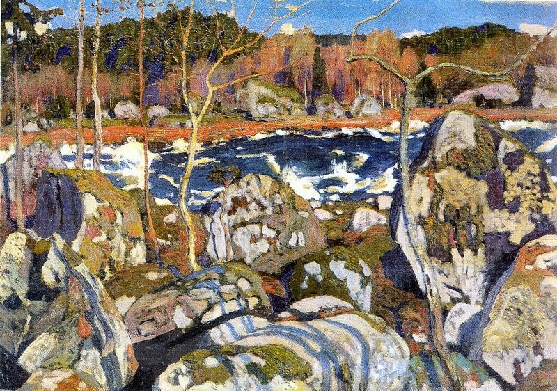 Spring in Finland by Arkady Rylov