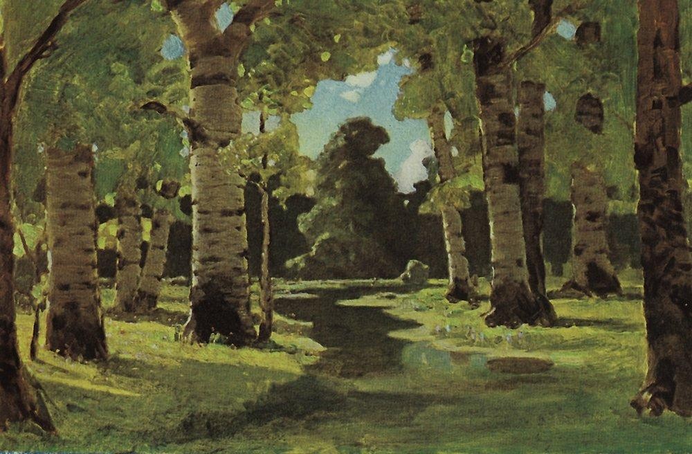 A Birch Grove by Arkhyp Kuindzhi