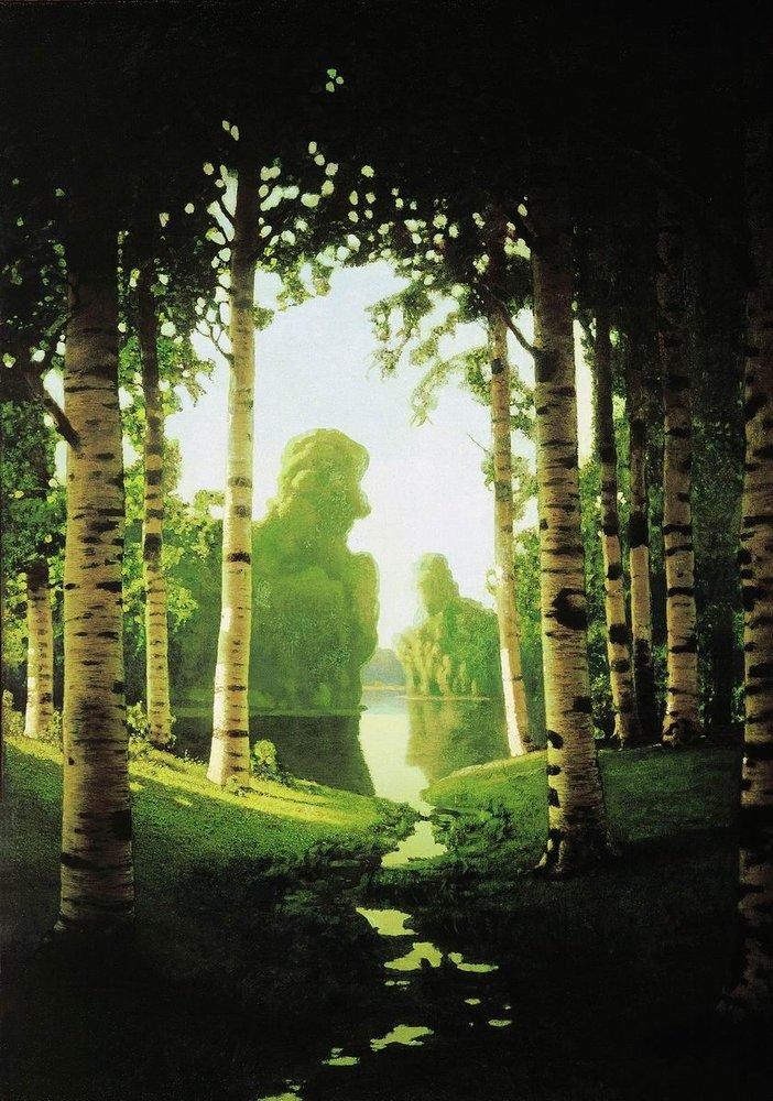 A Birch Grove by Arkhyp Kuindzhi