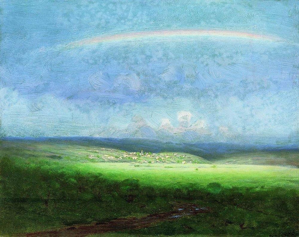 After a Rain. Rainbow by Arkhyp Kuindzhi