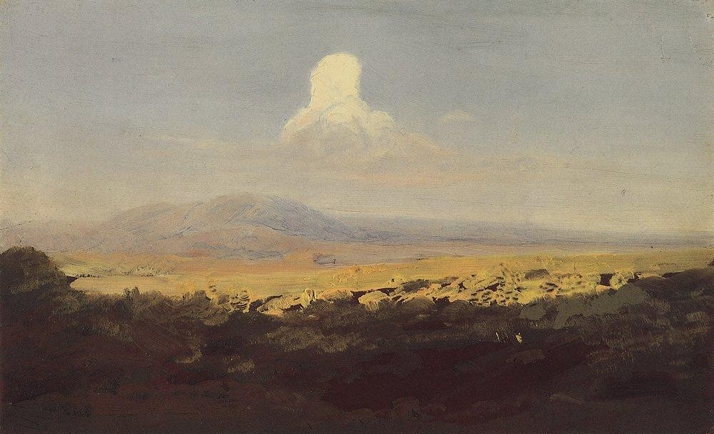 Cloud over the mountain valley by Arkhyp Kuindzhi