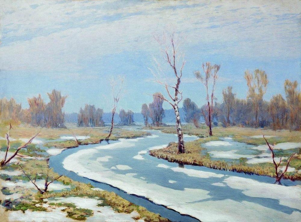 Early spring by Arkhyp Kuindzhi