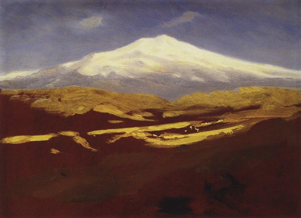 Elbrus in the daytime by Arkhyp Kuindzhi