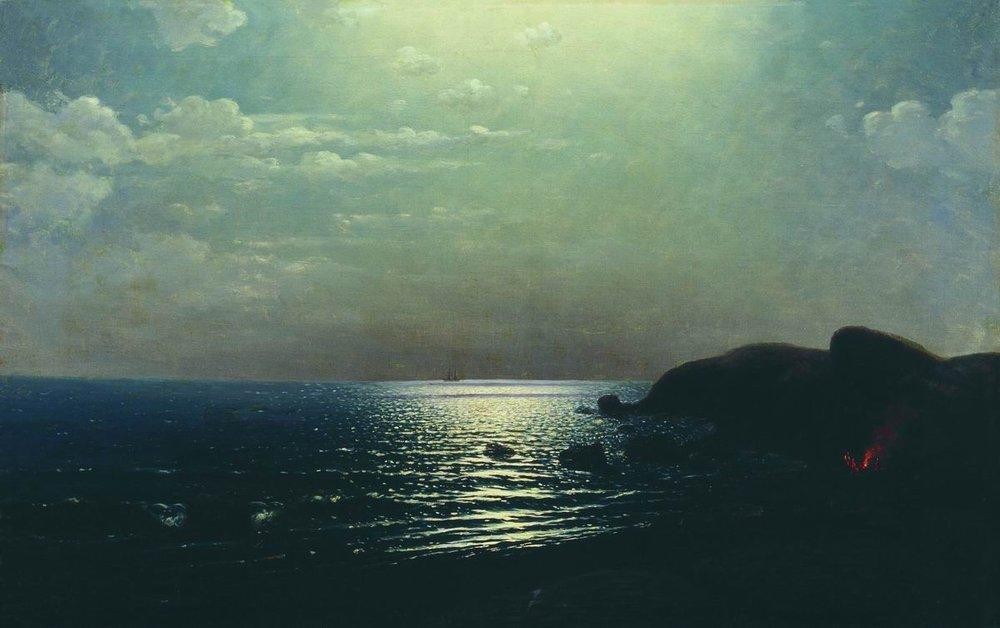 Fishing on the Black Sea by Arkhyp Kuindzhi