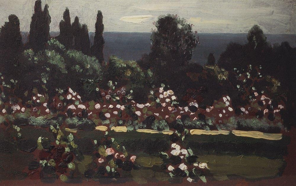 Flower Garden. Caucasus by Arkhyp Kuindzhi