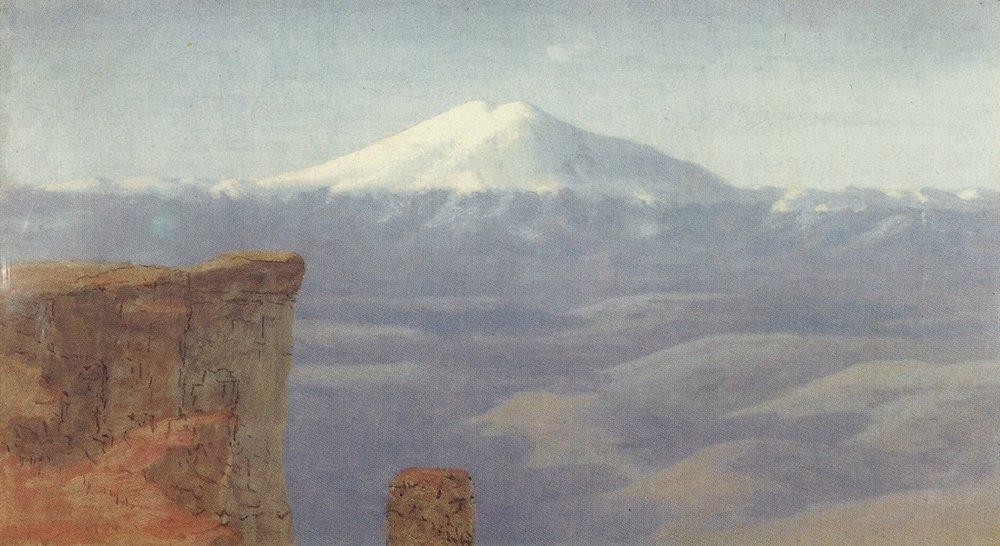 Fog in the mountains. Caucasus by Arkhyp Kuindzhi