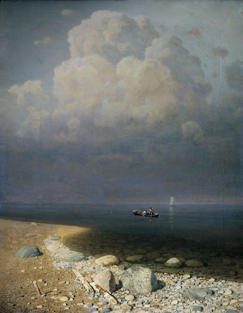 Lake Ladoga by Arkhyp Kuindzhi