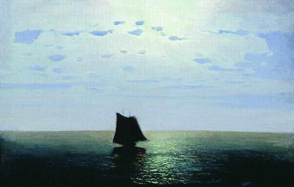 Moonlight Night on the Sea by Arkhyp Kuindzhi