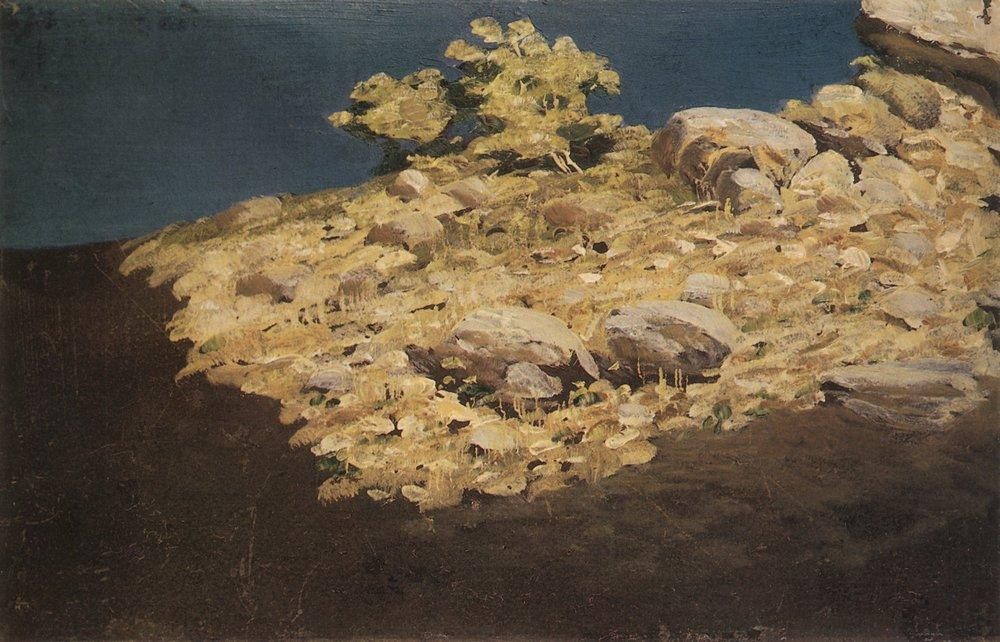 Mountain slope. Crimea by Arkhyp Kuindzhi