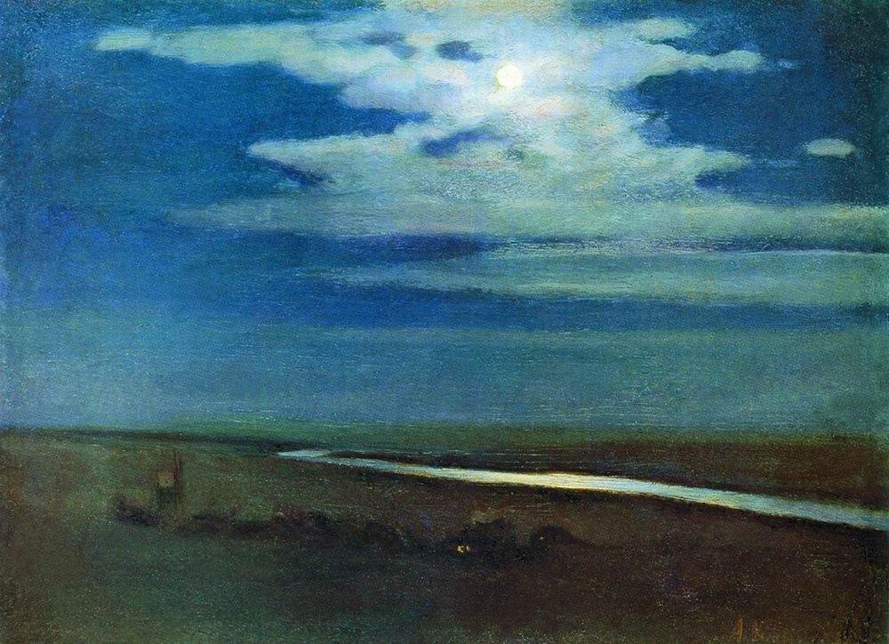Night by Arkhyp Kuindzhi