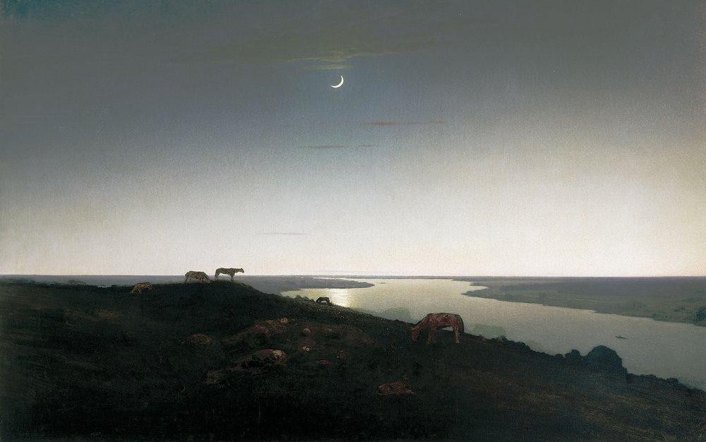 Night by Arkhyp Kuindzhi