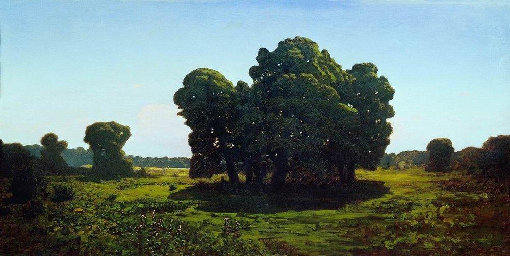 Oaks by Arkhyp Kuindzhi