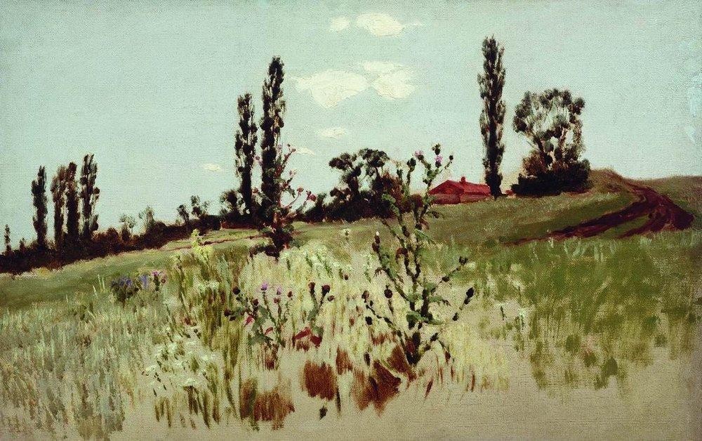 Poplar trees by Arkhyp Kuindzhi