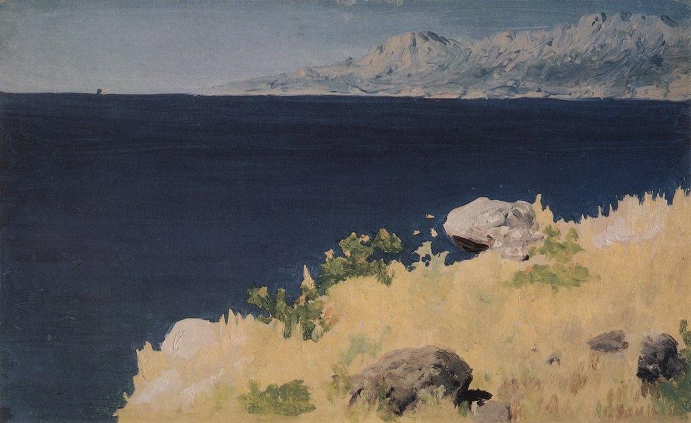 Sea coast. Crimea by Arkhyp Kuindzhi