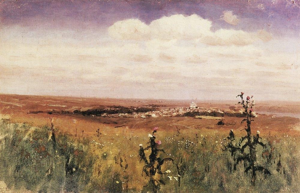 Steppe by Arkhyp Kuindzhi